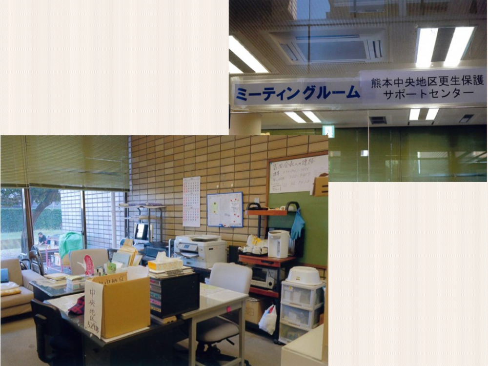 事務室の全景　隣にミーティングルームがある