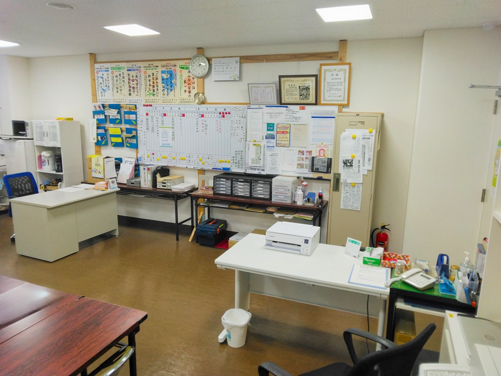 サポセン内景（掲示板）